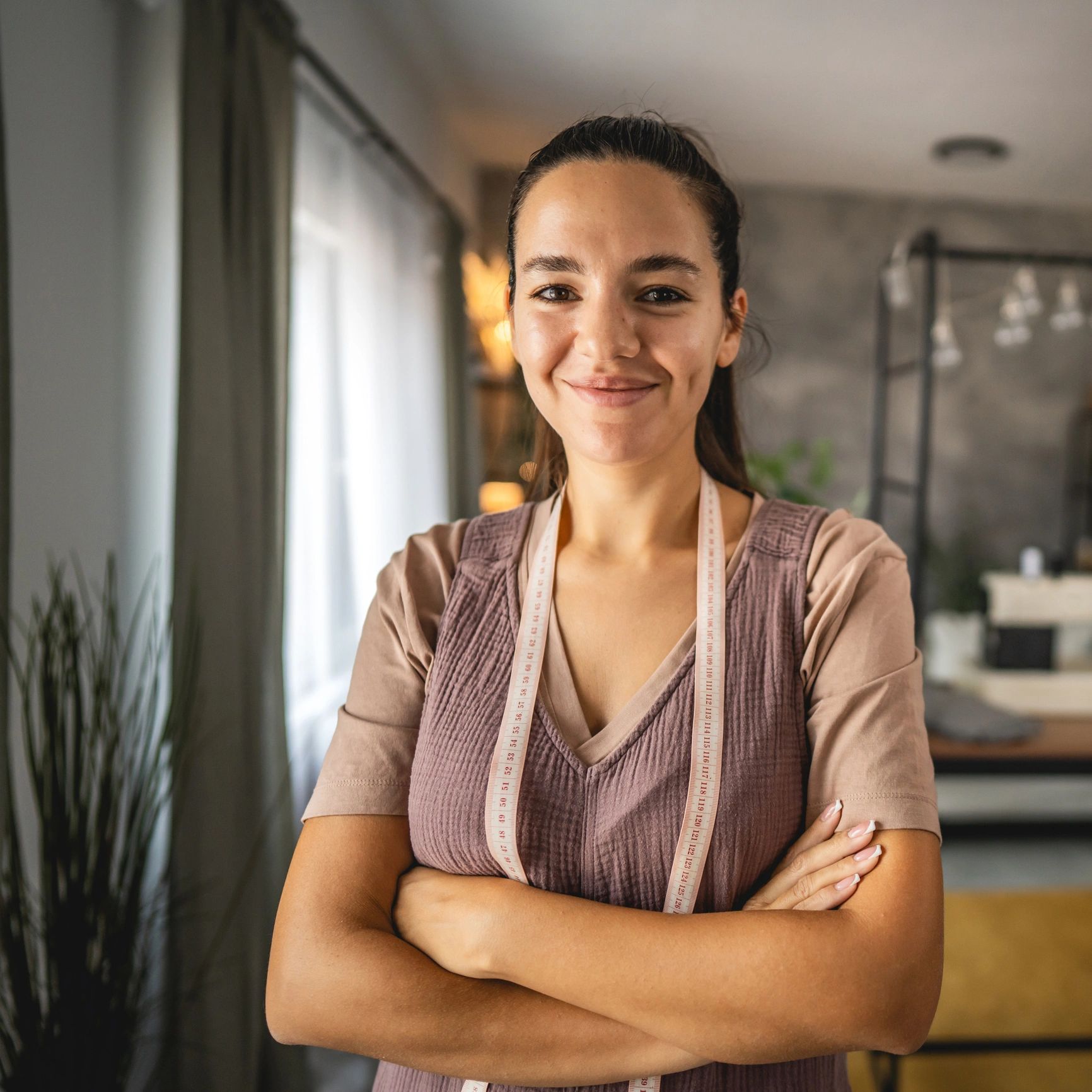 Cliente sonriendo para testimonio